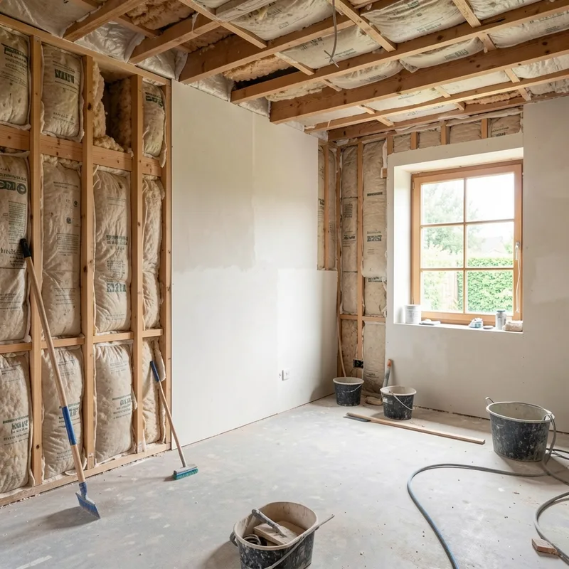 Séjour d’un appartement nantais rénové et lumineux
